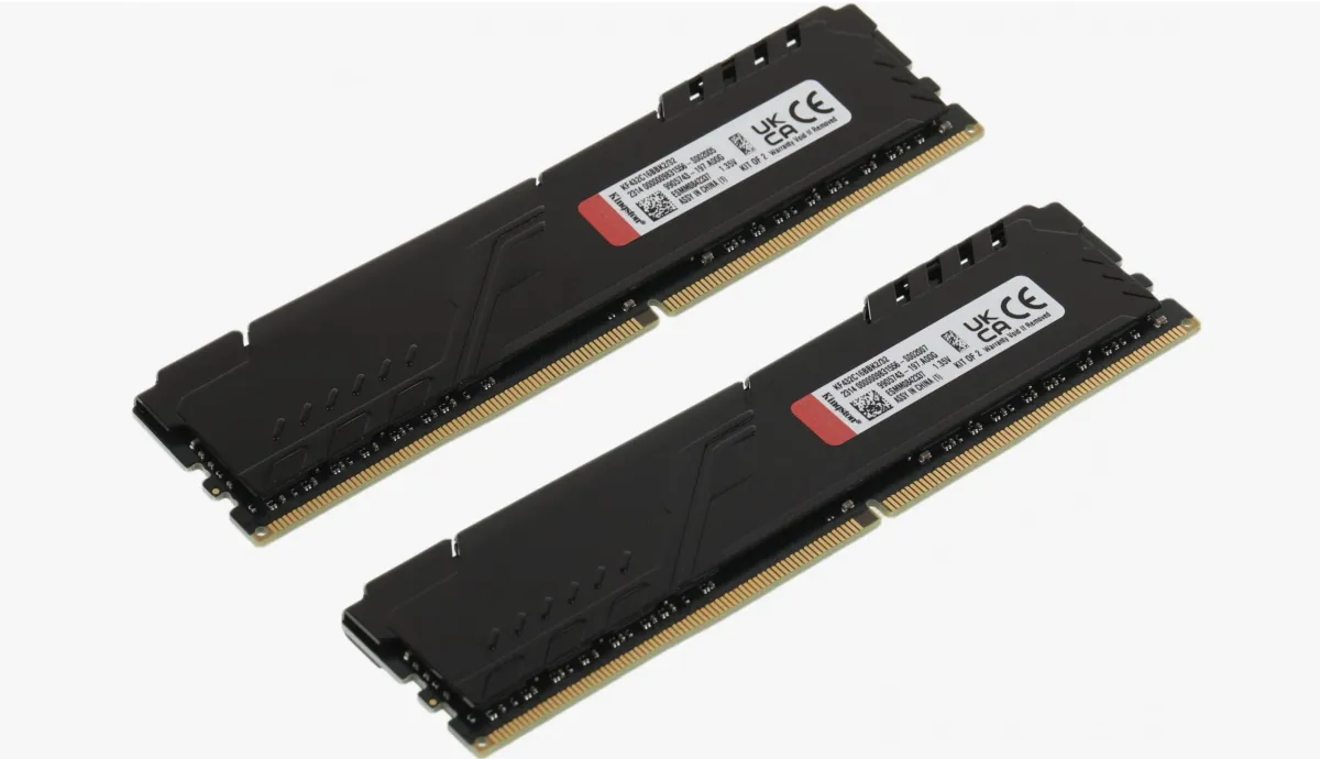 DDR4 16 GB (8*2) 3733 Mhz Kingston Fury Beast CL 19-23-23 (KF437C19BBK2/16)