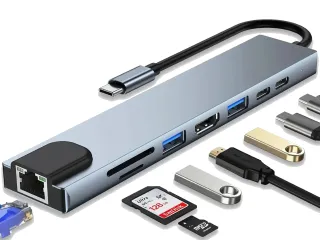 Адаптер TYPE-C to HDTV 8 in 1