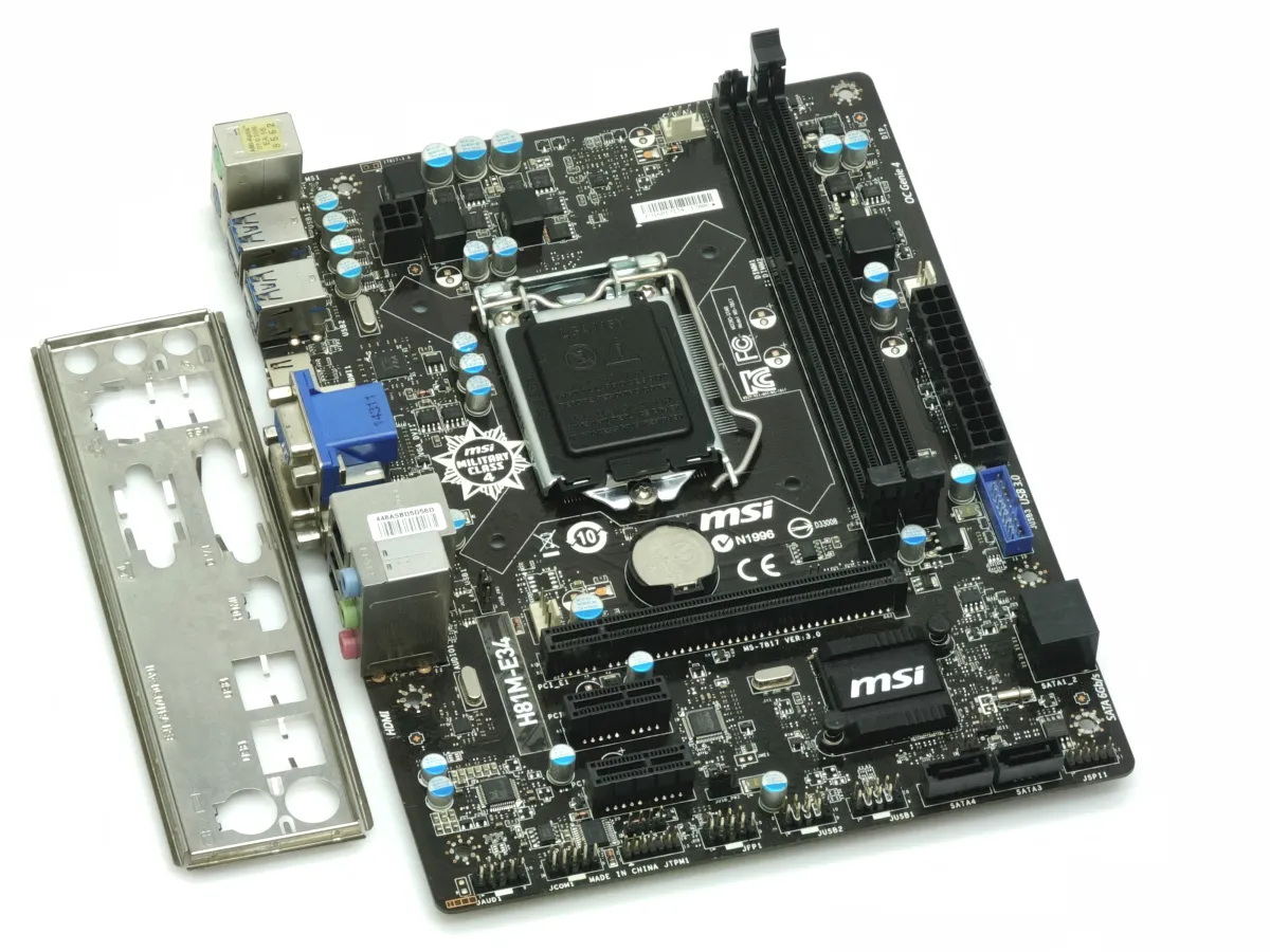 Материнская Плата 1150 MSI H81M-E34