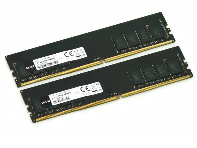 DDR4 16 GB (8*2) 2666 MHz LEXAR CL 19 (LD4AU008G-H2666G)