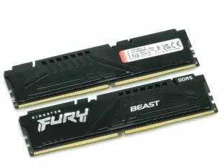 DDR5 16 GB (8x2) 5600 MHz  KINGSTON FURY BEAST CL 40-40-40  (KF556C40BBK2-16)