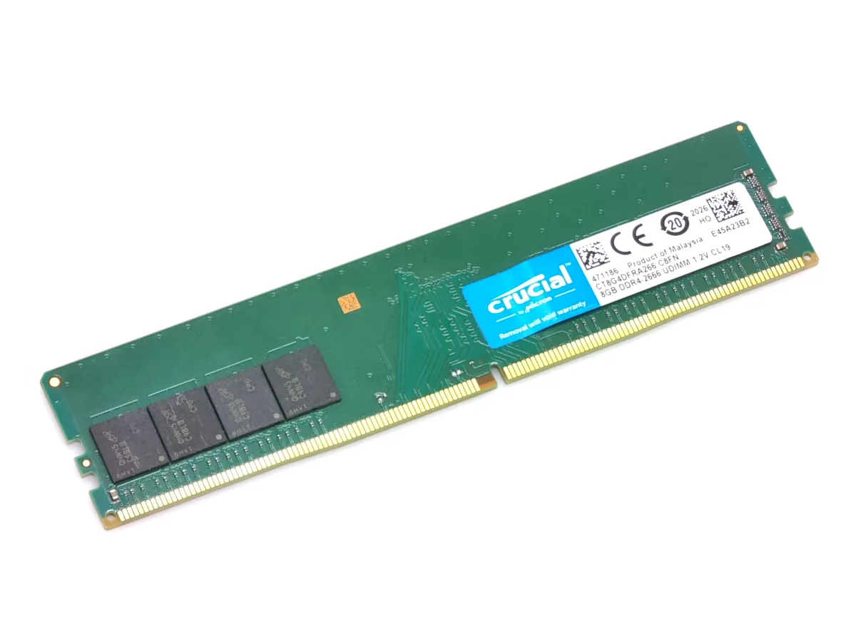DDR4 8 GB 2666 MHz CRUCIAL CL 19-19-19 (CT8G4DFRA266.C8FN)